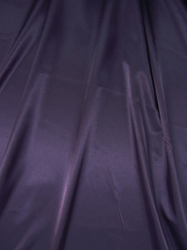 Stretch satin Plommon